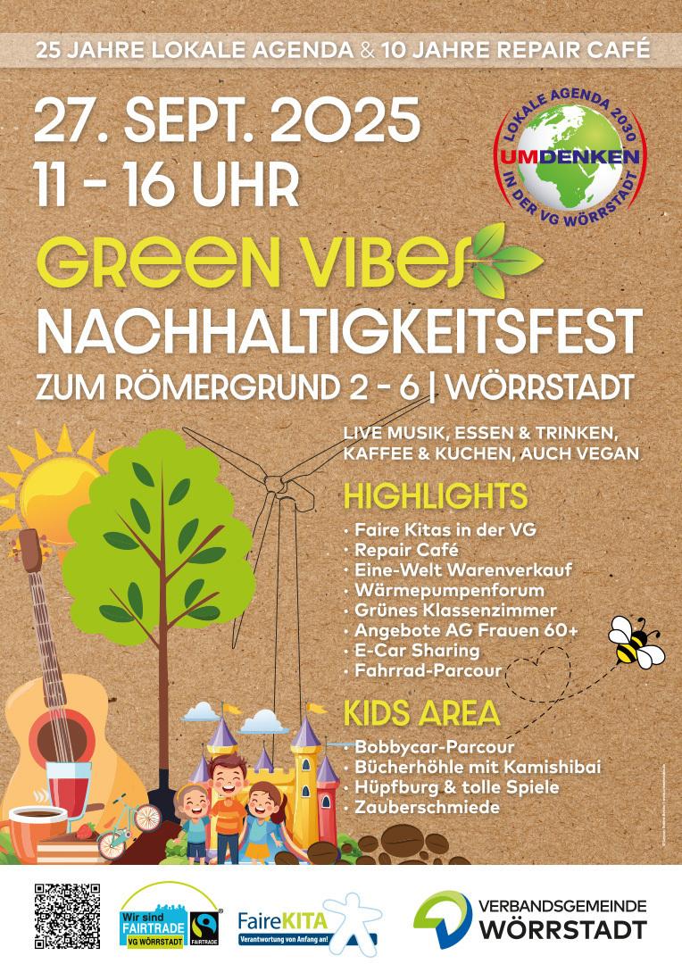 VG Wörrstadt - Plakat Nachhaltigkeitsfest 27.09.2025